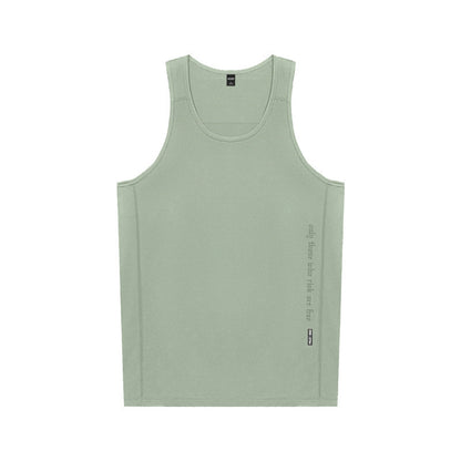 Stride Fit Men’s Athletic Tank – Breathable Solid Sportswear