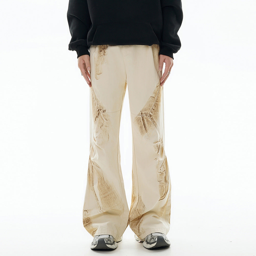 Urban Artistry Paint-Splattered Pants