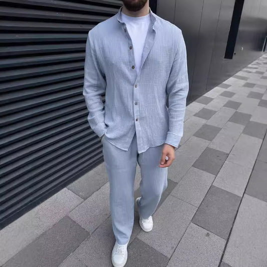 Cotton Comfort Men’s Fashion Suit Pants
