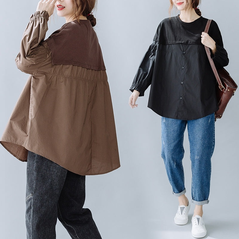 Elegant Curve Plus-Size Belly Cover Top