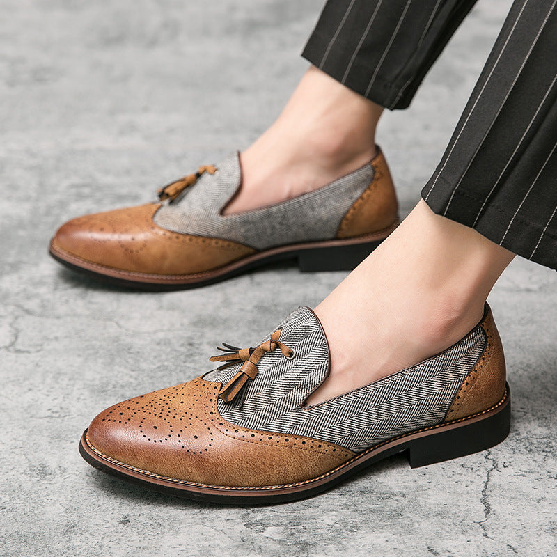 Oxford Vibe Men’s Leather Loafers – British Casual Style