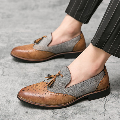Oxford Vibe Men’s Leather Loafers – British Casual Style