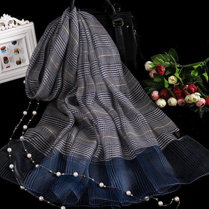Autumn Winter New Women British Cashmere Checked Scarf Female 200x70 Double Side Warm Plaid Tassel Shawl Scarf