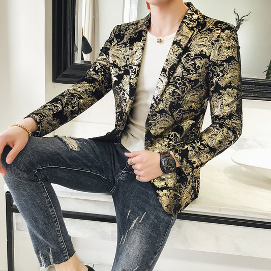 Urban Chic Color-Block Plus-Size Suit Jacket