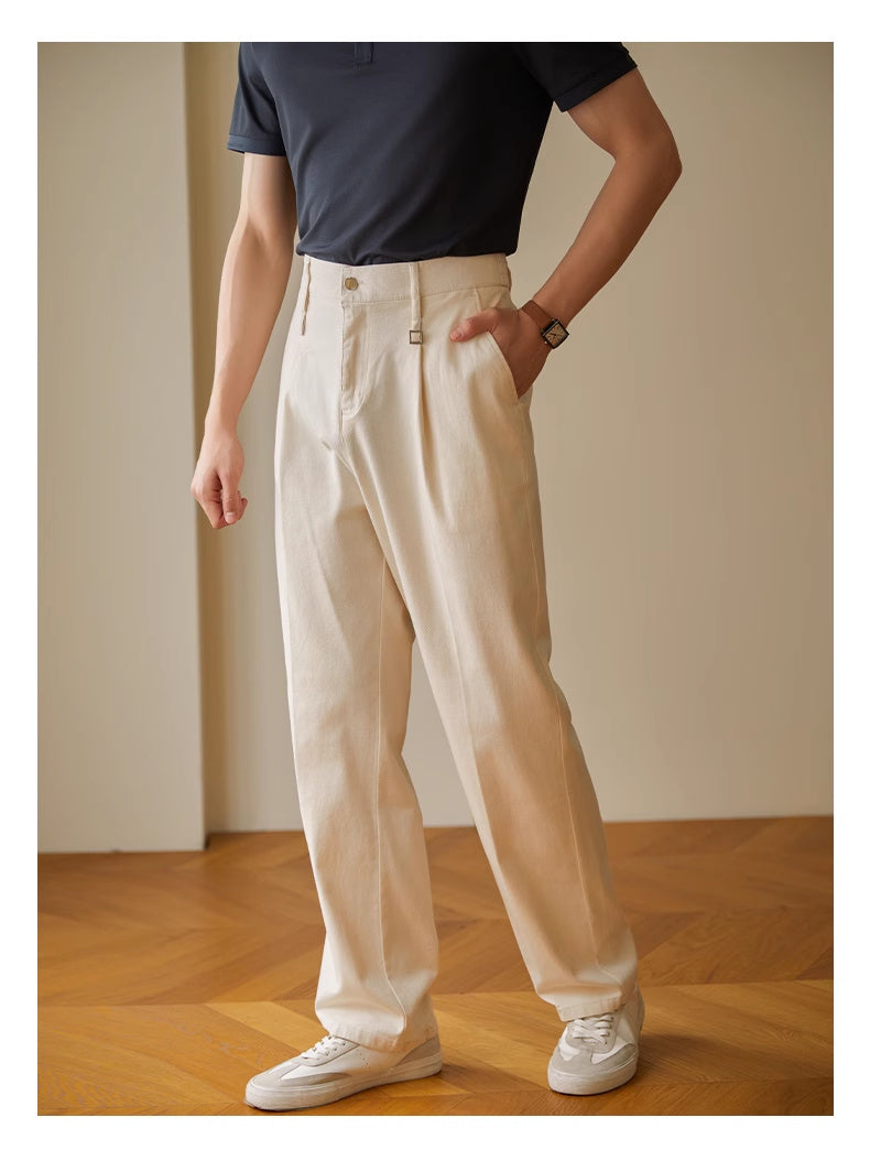 Vintage Vibe Casual Trousers