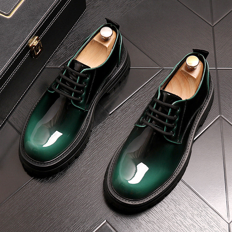 Sleek Shine Leather Business Shoes