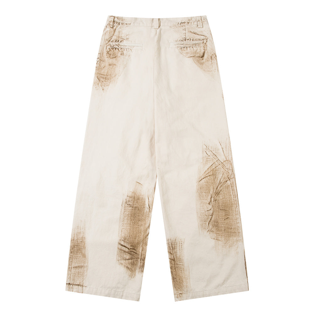 Urban Artistry Paint-Splattered Pants