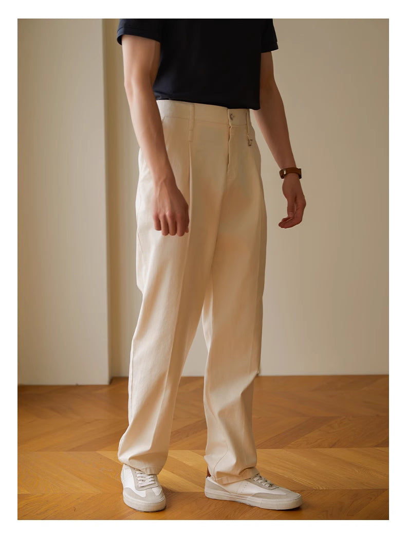 Vintage Vibe Casual Trousers