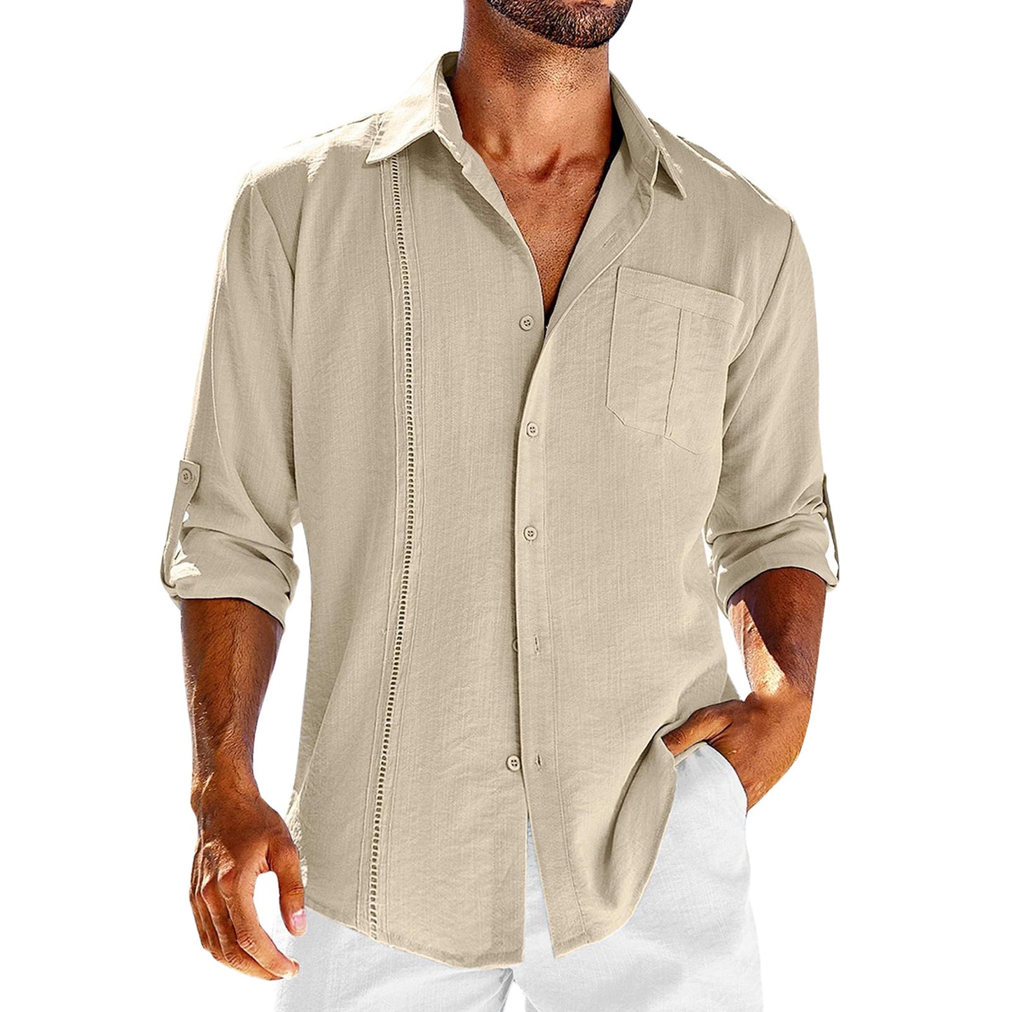 Monochrome Elite Button-Down Shirt
