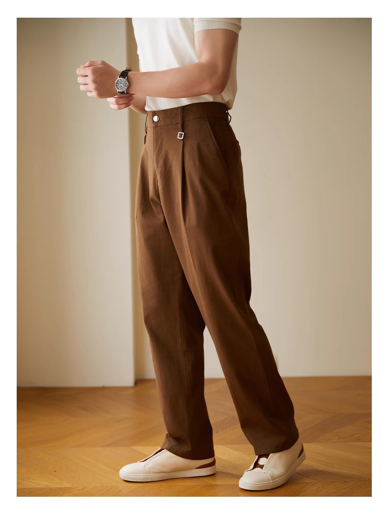 Vintage Vibe Casual Trousers