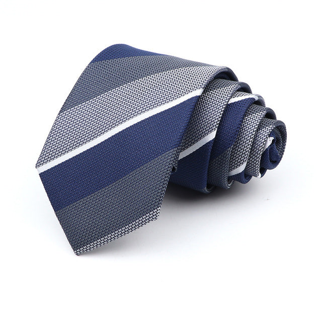 Modern Plaid Skinny Tie for Men