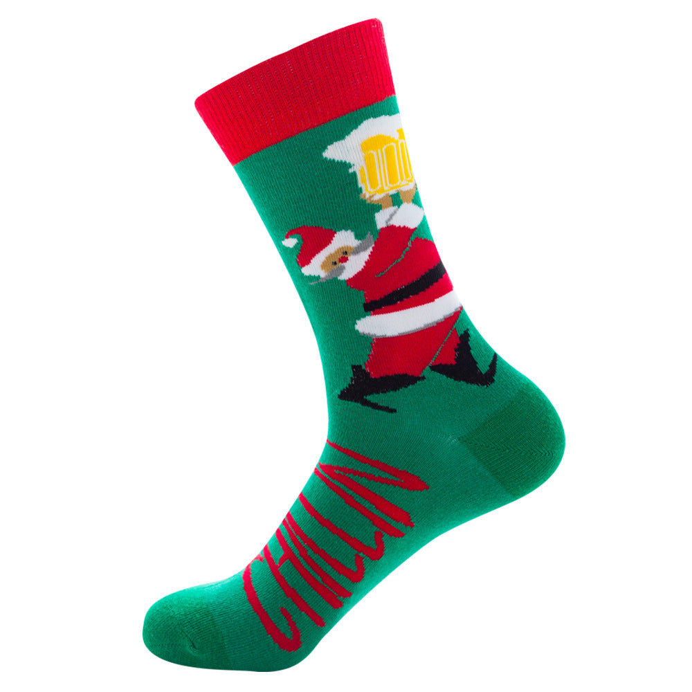 Holiday Spirit Santa Claus Socks