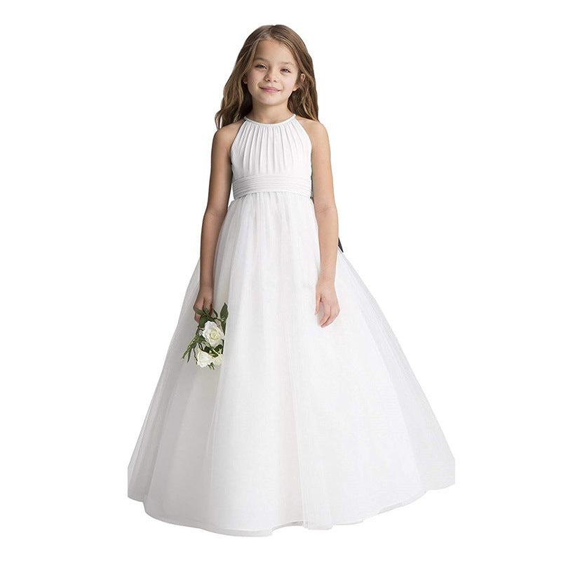 Snowflake Elegance: Fluffy White Dress