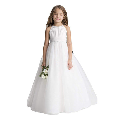 Snowflake Elegance: Fluffy White Dress
