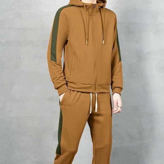 Active Ease Men's Leisure Tracksuit – Hooded Fall Fitness Set