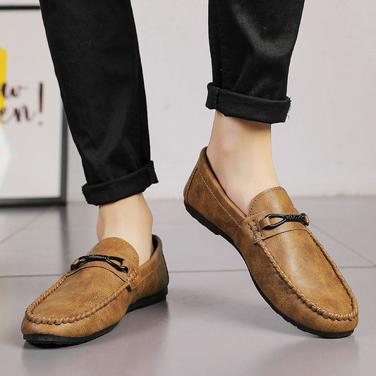 Step in Style: Men's Fashion Soft Sole Casual Leather Shoes