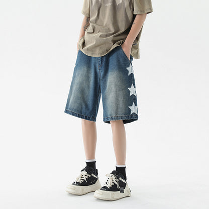 Star Vibe Retro Denim Pants