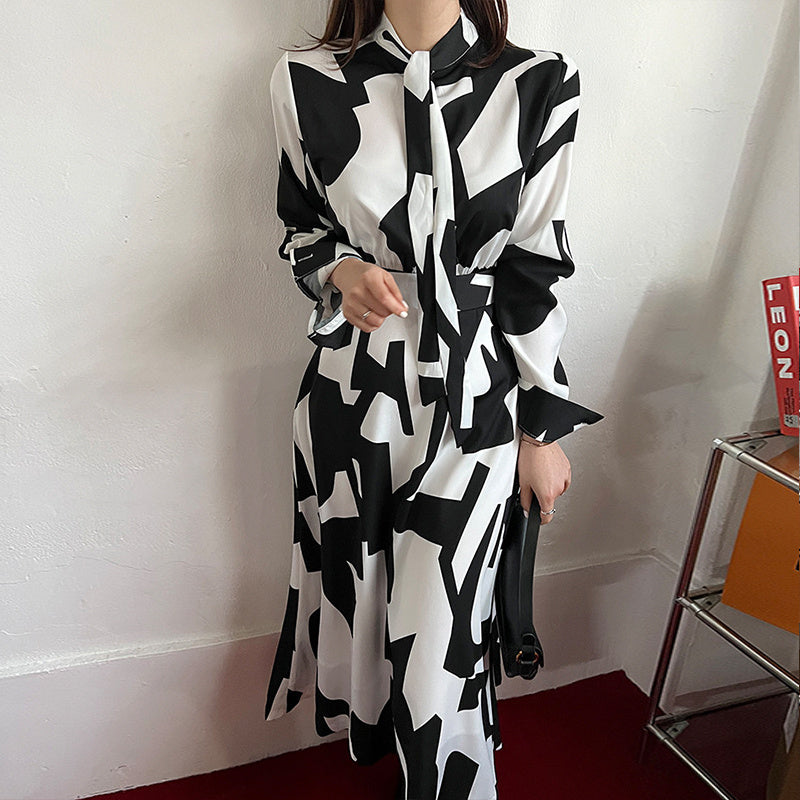 Urban Blossom Print Dress