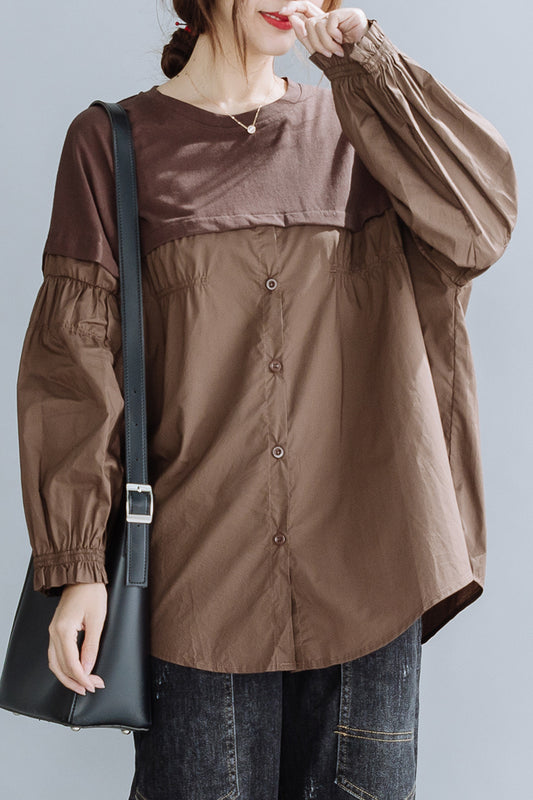 Elegant Curve Plus-Size Belly Cover Top