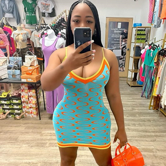 Urban Muse Bodycon Print Dress